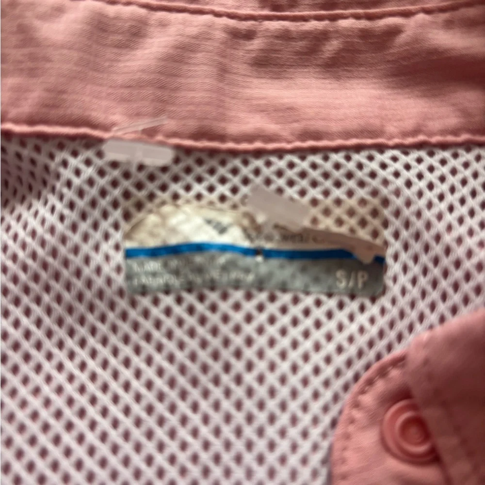 Columbia Pink Button-Up Women's Top - Picture 10 of 12